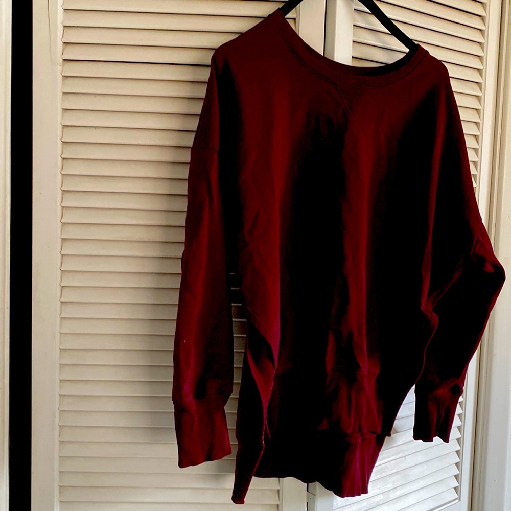 Universal standard burgundy size 14 sweatshirt
